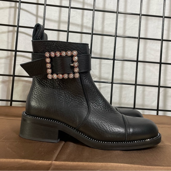 🚚 MOVING SALE NWT Zadig & Voltaire Moto Booties Empress Boots Women EU 38 - Picture 10 of 15